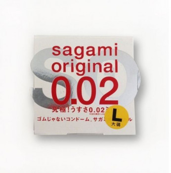 Презерватив Sagami Original 0.02 L-size увеличенного размера - 1 шт.
